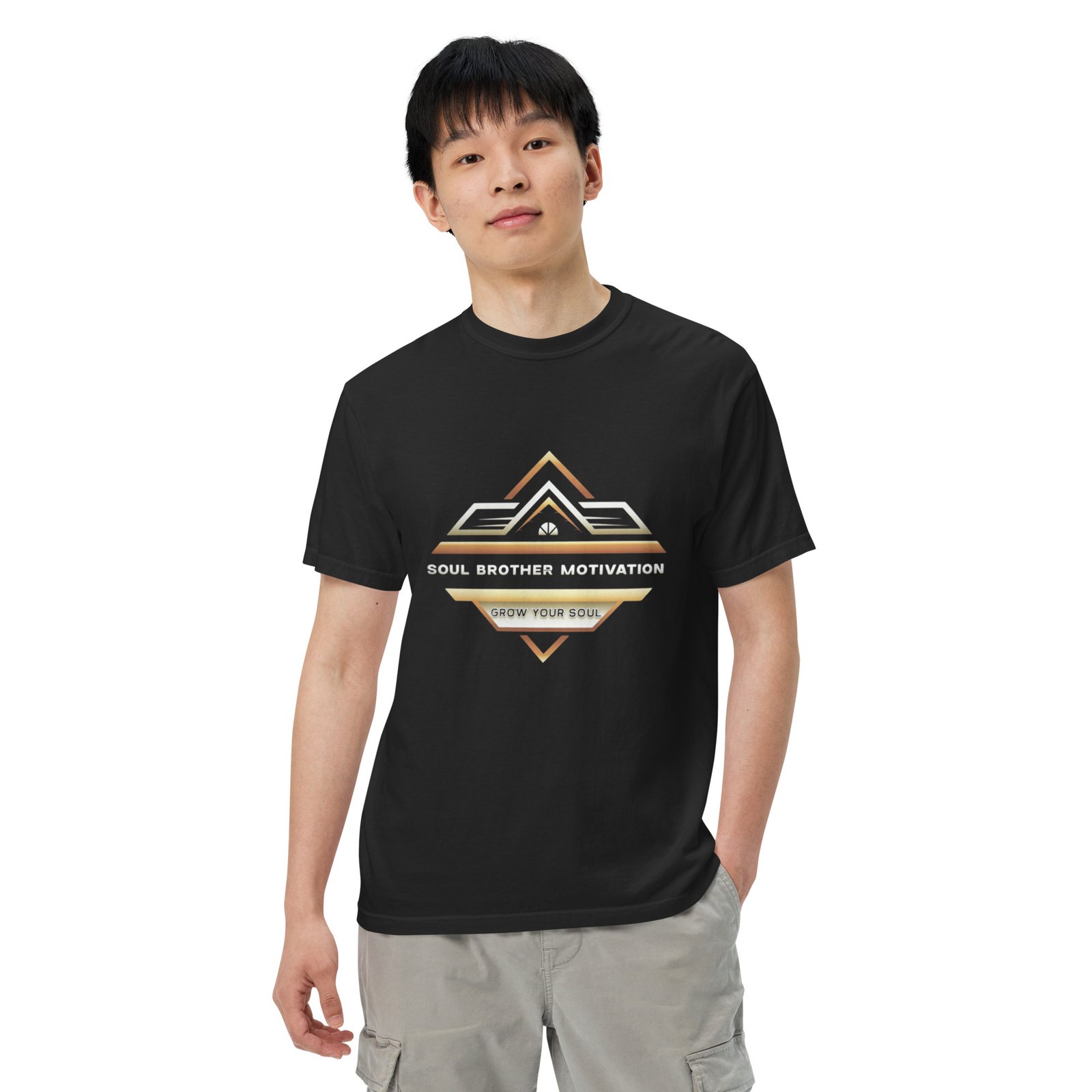Soul Brother Motivation Unisex garment-dyed heavyweight t-shirt - Image 2