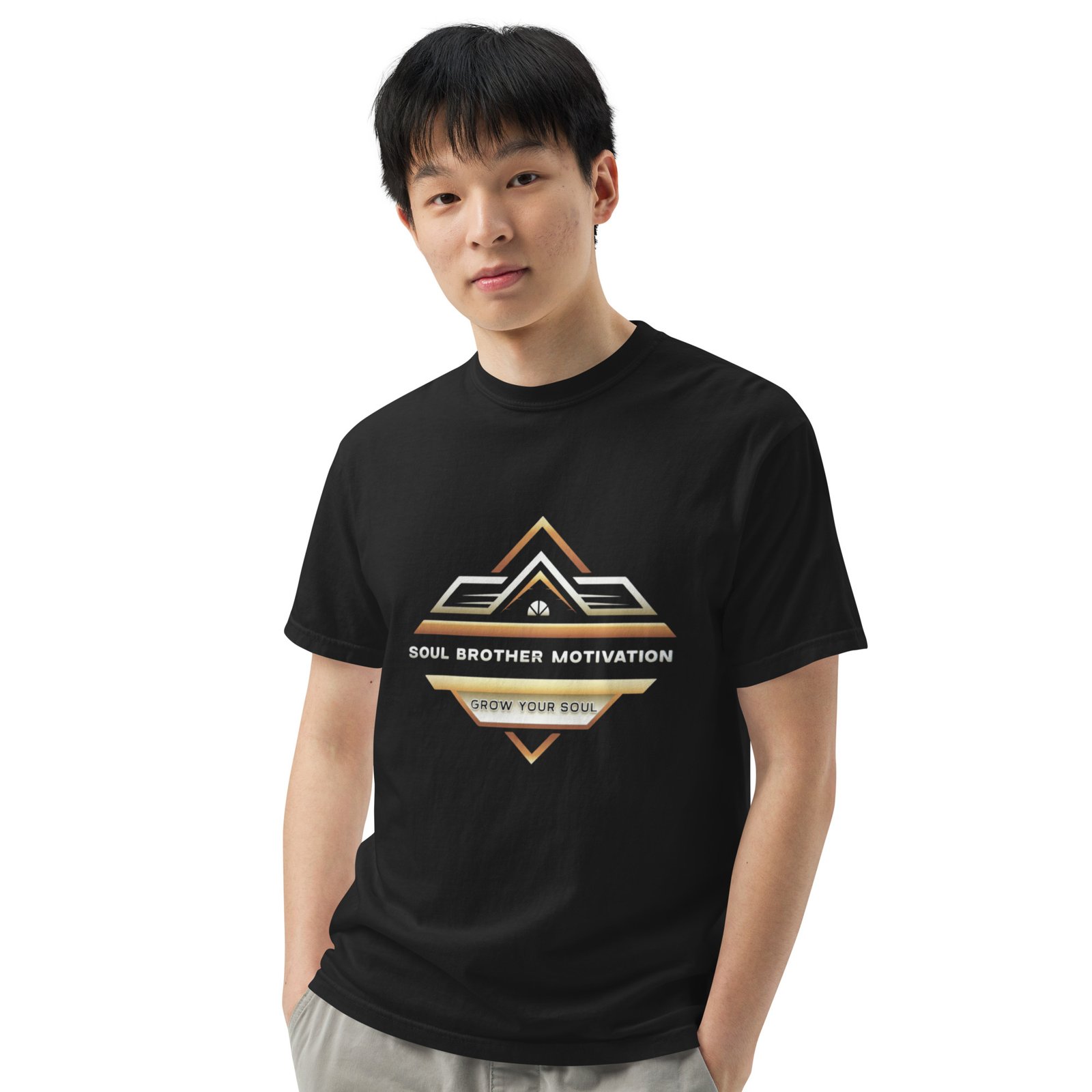 Soul Brother Motivation Unisex garment-dyed heavyweight t-shirt - Image 3