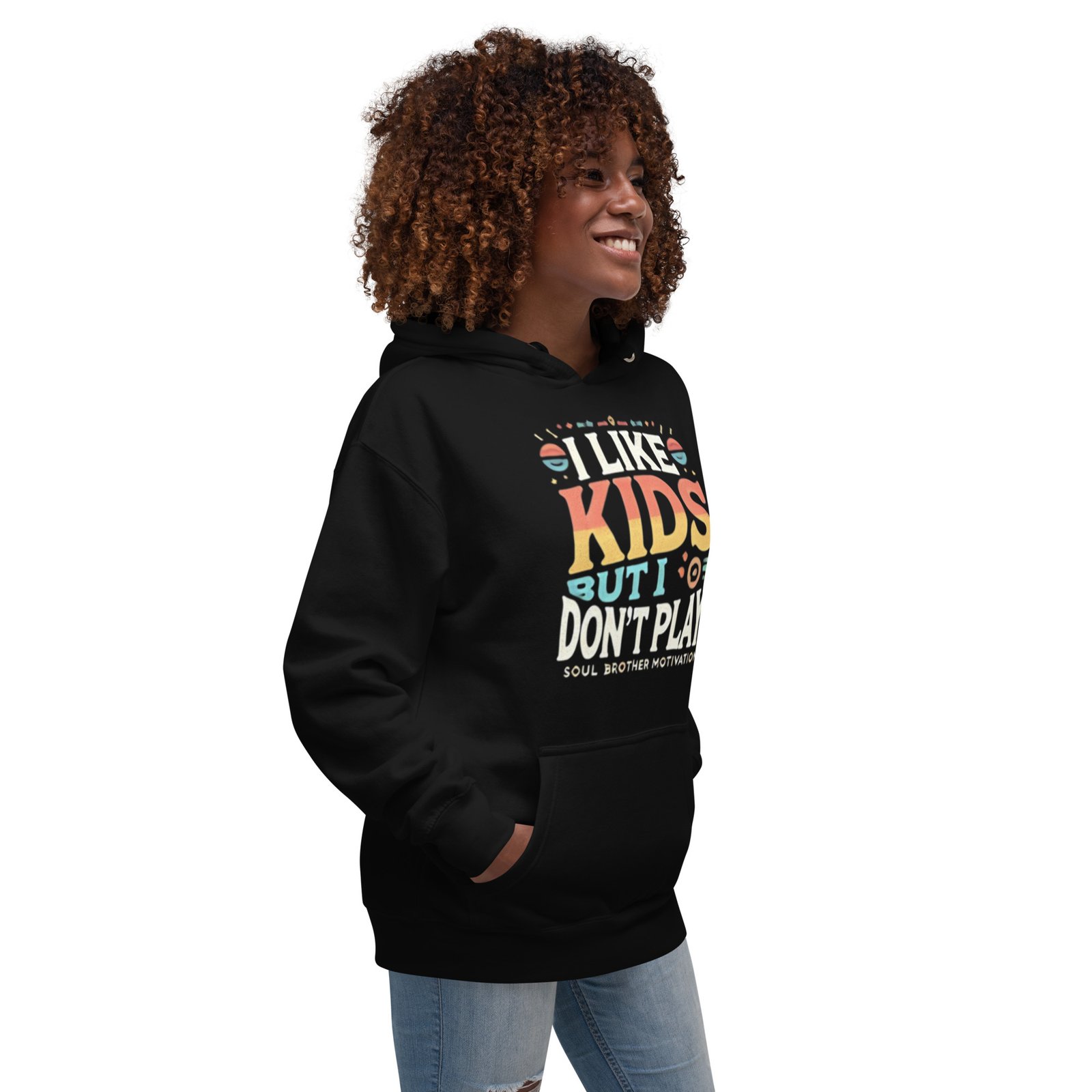 I Like Kids But I Don’t Play Unisex Hoodie - Image 4