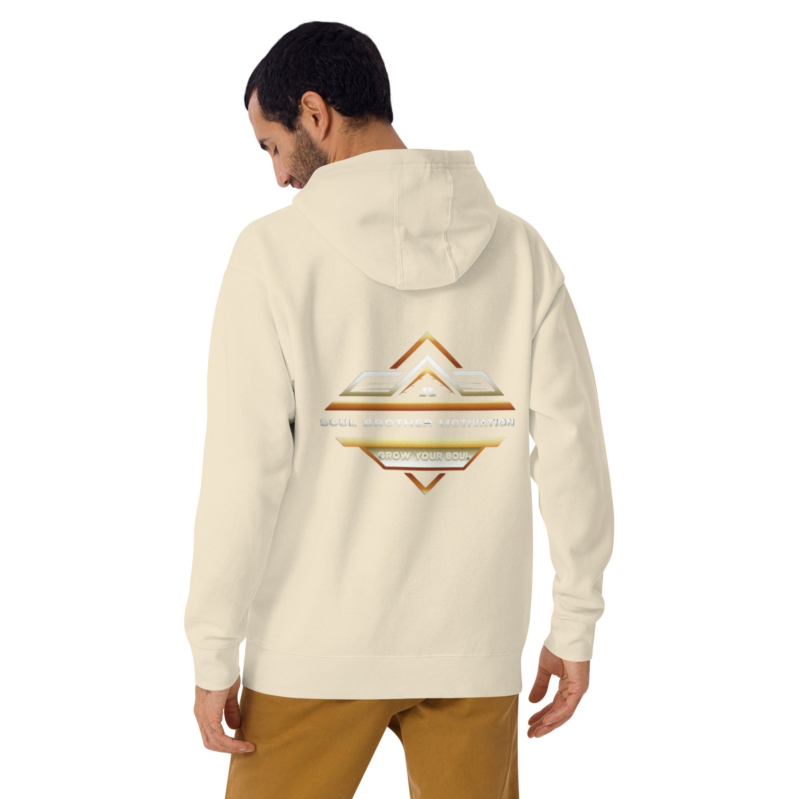 Soul Brother Motivation on back Unisex Hoodie - Image 8