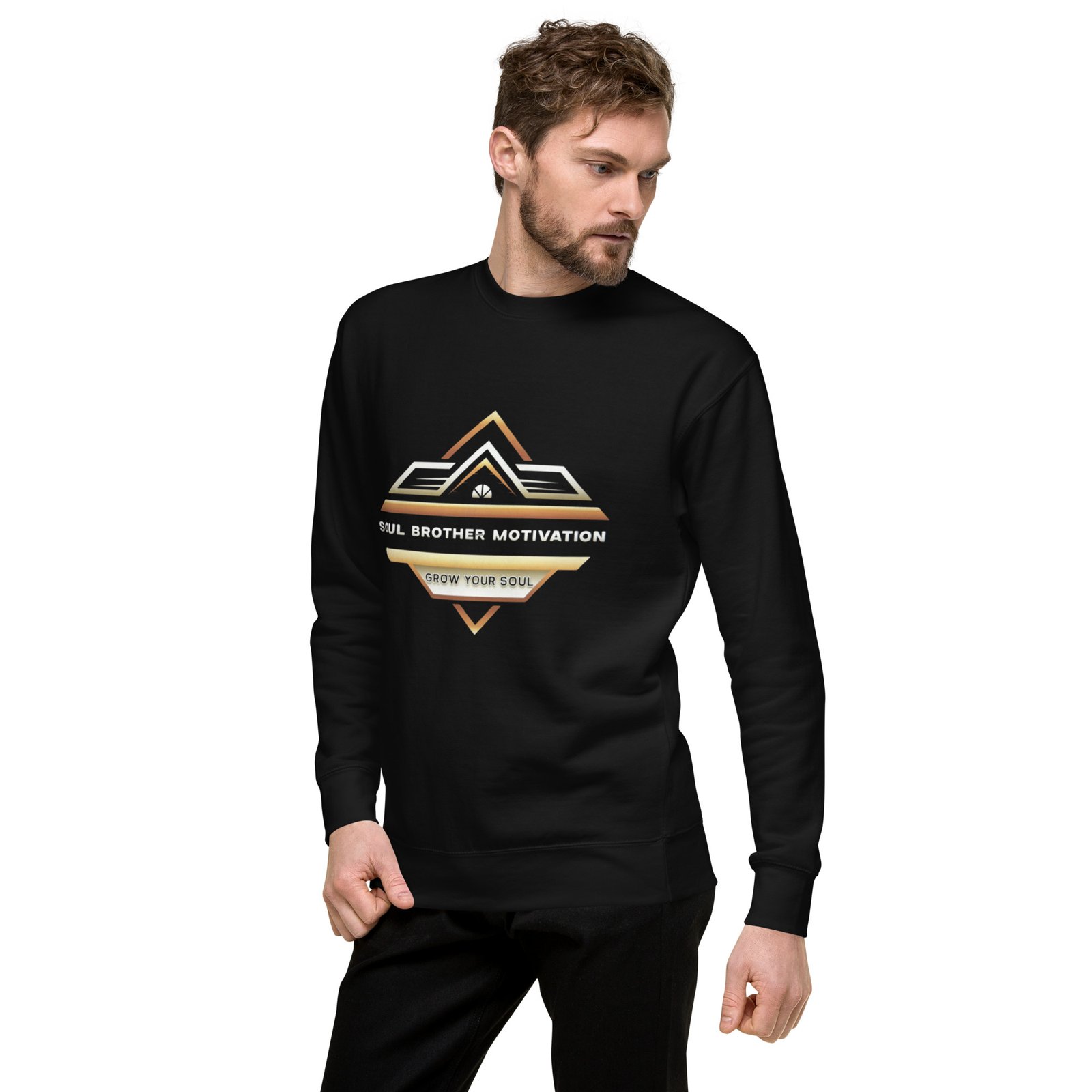 Soul Brother Motivation Unisex Premium Sweatshirt - Image 3